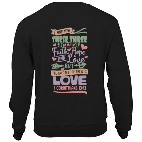 Three things remain - Unisex Sweater  Thumbnail
