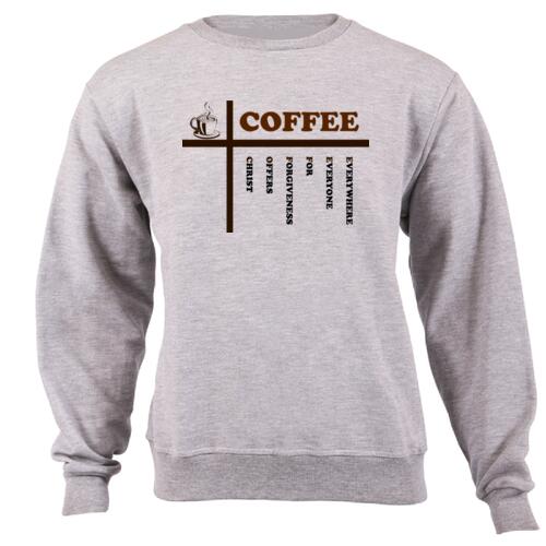 Coffee - Christ Offers Forgiveness For Everyone Everywhere - Unisex Sweater  Thumbnail